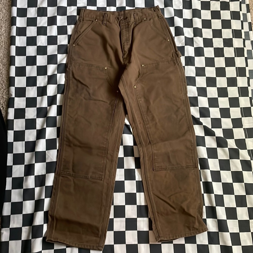 Custom dyed Carhartt double knee